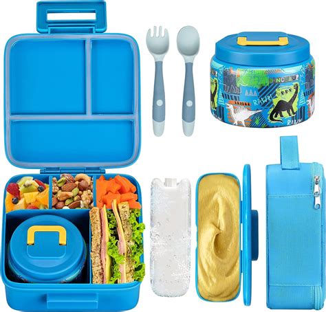 kids lunch box steel leak proof compartments|Amazon.com: Leakproof Lunch Box For Kids.